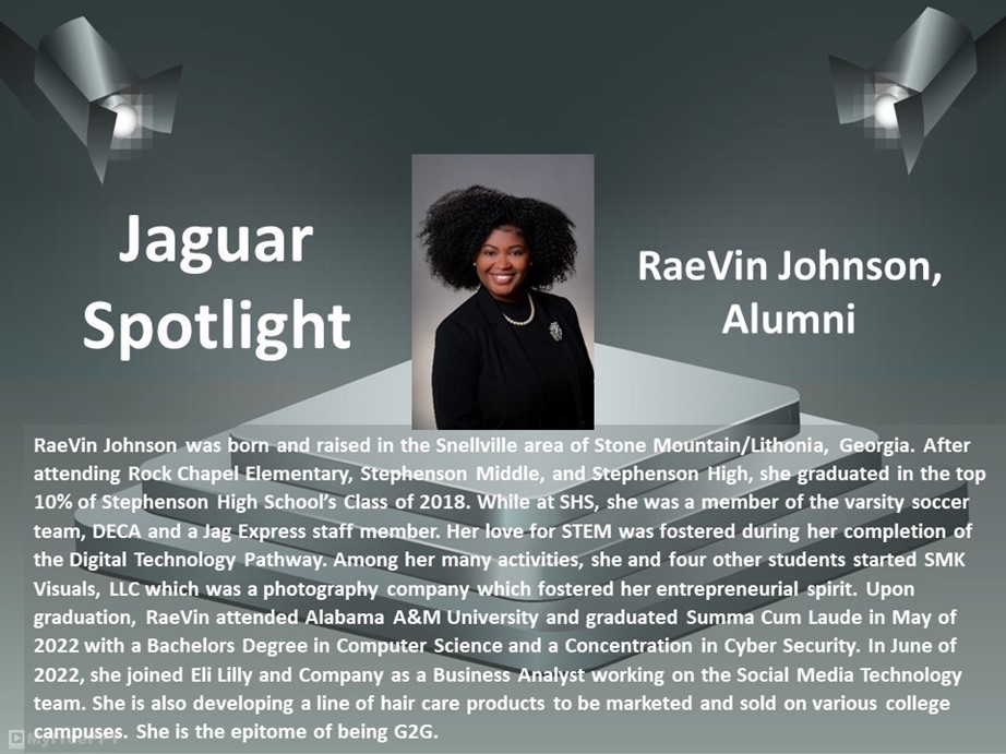 Jaguar Spotlight Raevin Johnson