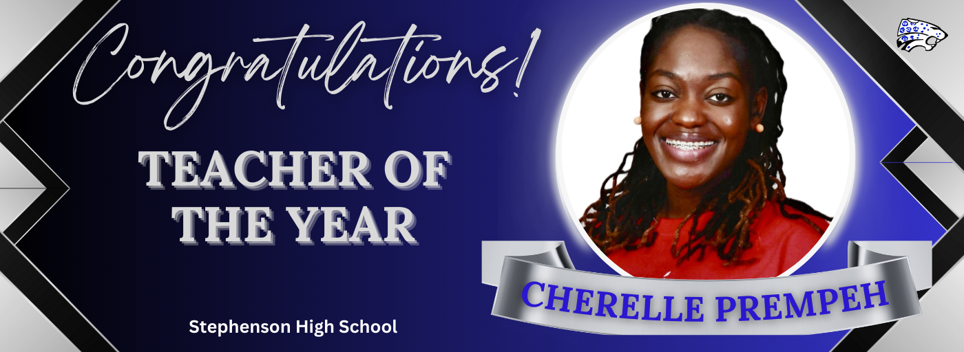 A congratulations post for the Teacher of the Year Ms. Cherelle Prempeh 